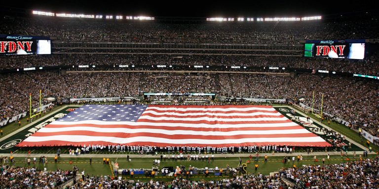 De NFL eert de slachtoffers van 9/11