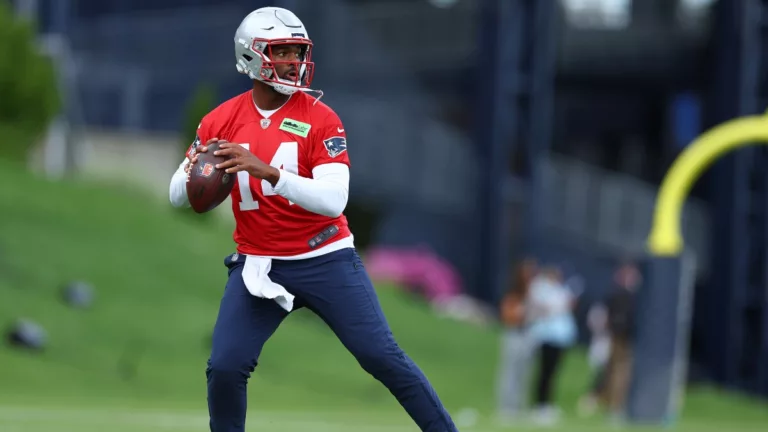 Jacoby Brissett als quarterback van de Patriots