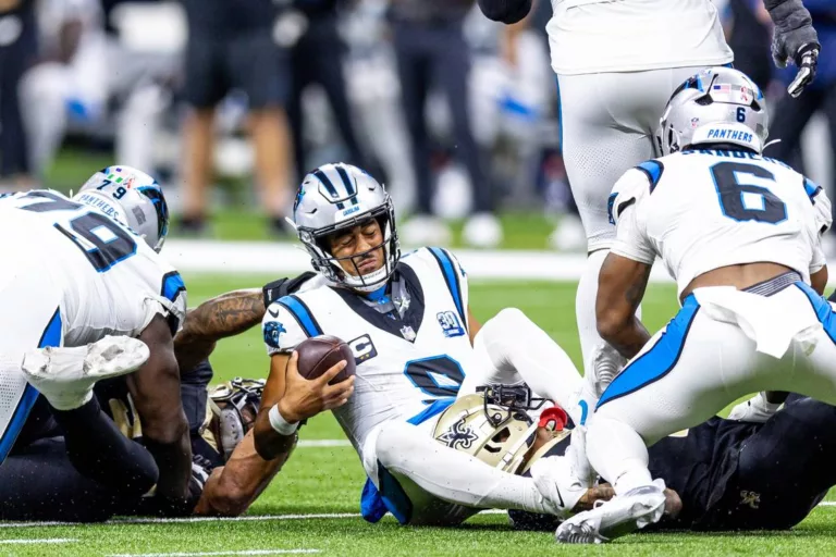 Carolina Panthers quarterback Bryce Young