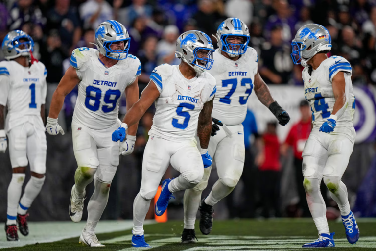 De Lions wonnen tijdens MNF van de Ravens