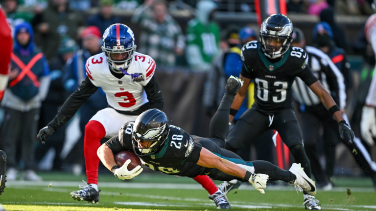 NFL Week 8 zondag vroege games - Will Shipley en Jahan Dotson