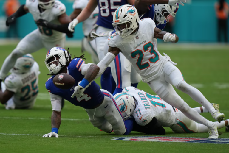 NFL op zondag: Blamerende nederlaag Bills